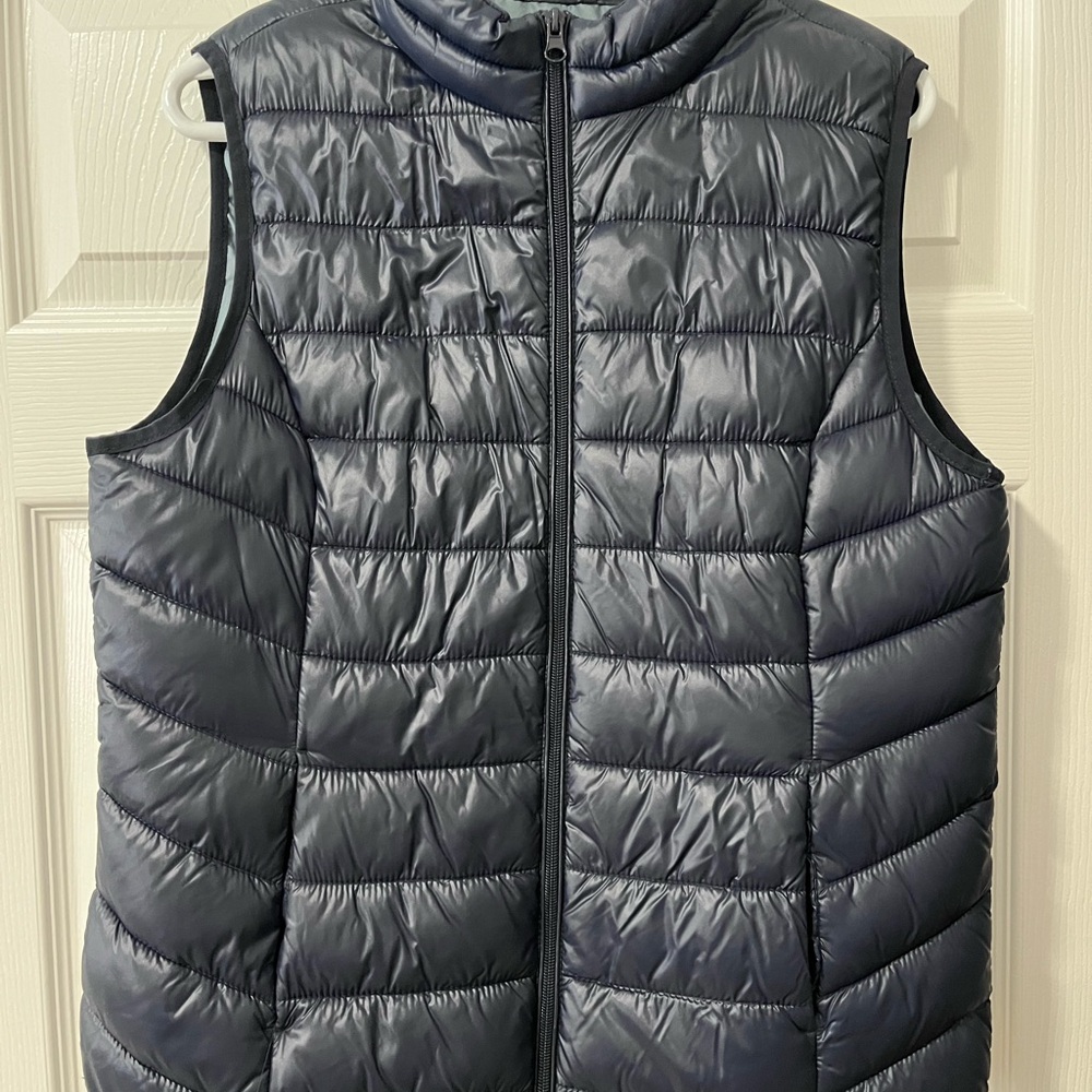 George Navy L Puffer Vest
